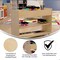 Flash Furniture Birch Plywood, 100 lbs Load Capacity, 16" L, 31" W, 24.5" H MK-KE24145-GG - alternate 7